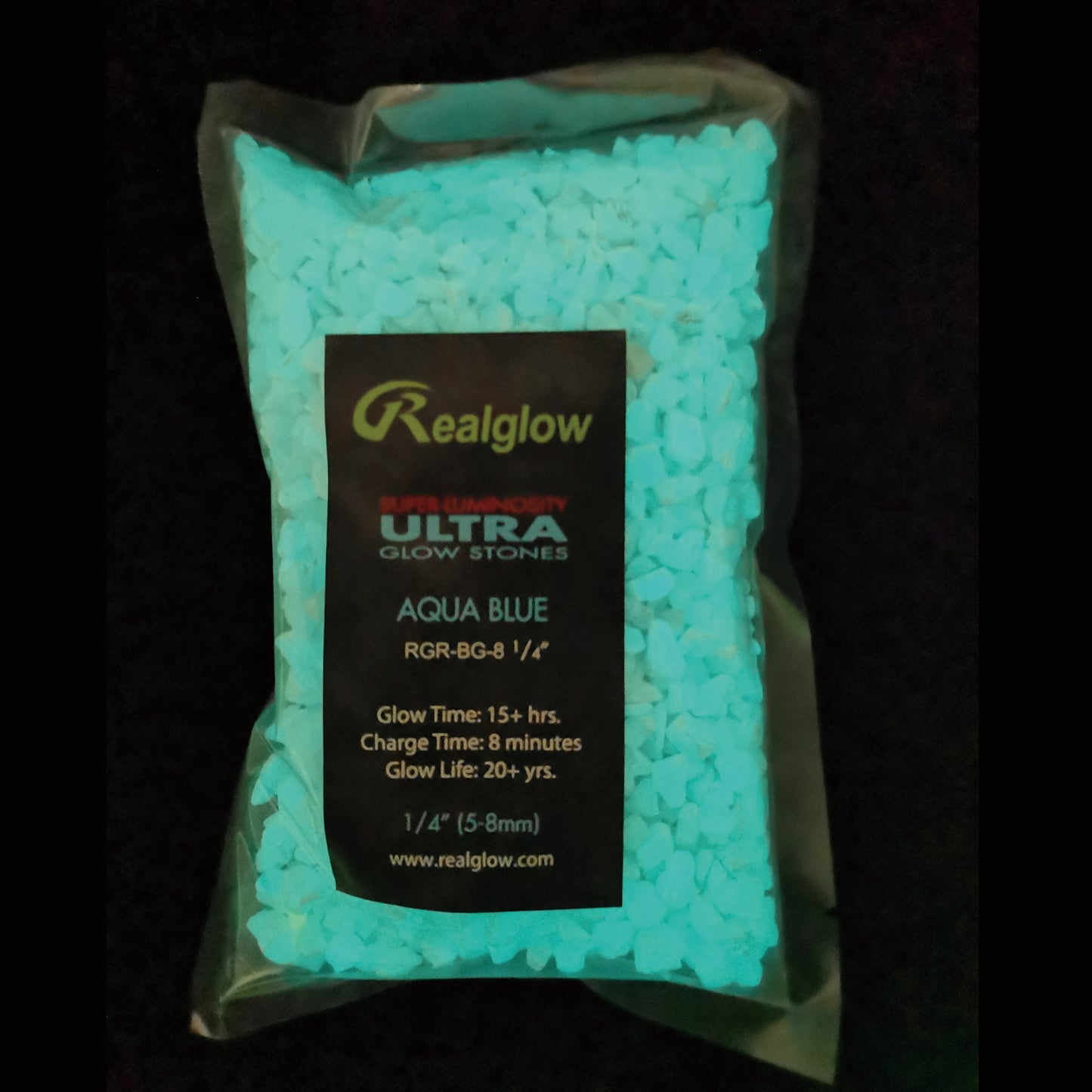 Realglow photoluminescent gravel